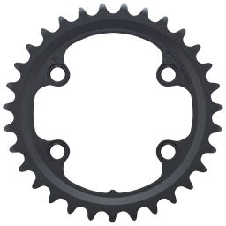 [AI-COR117] Coronilla SHIMANO GRX FC-RX810-2 11v 31T doble for 48-31T black JP