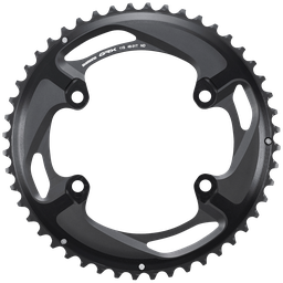 [AI-COR118] Coronilla SHIMANO GRX FC-RX810-2 11v 48T doble for 48-31T black JP